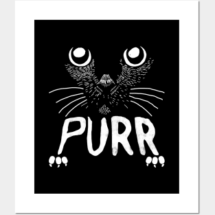 PURR The cat Posters and Art